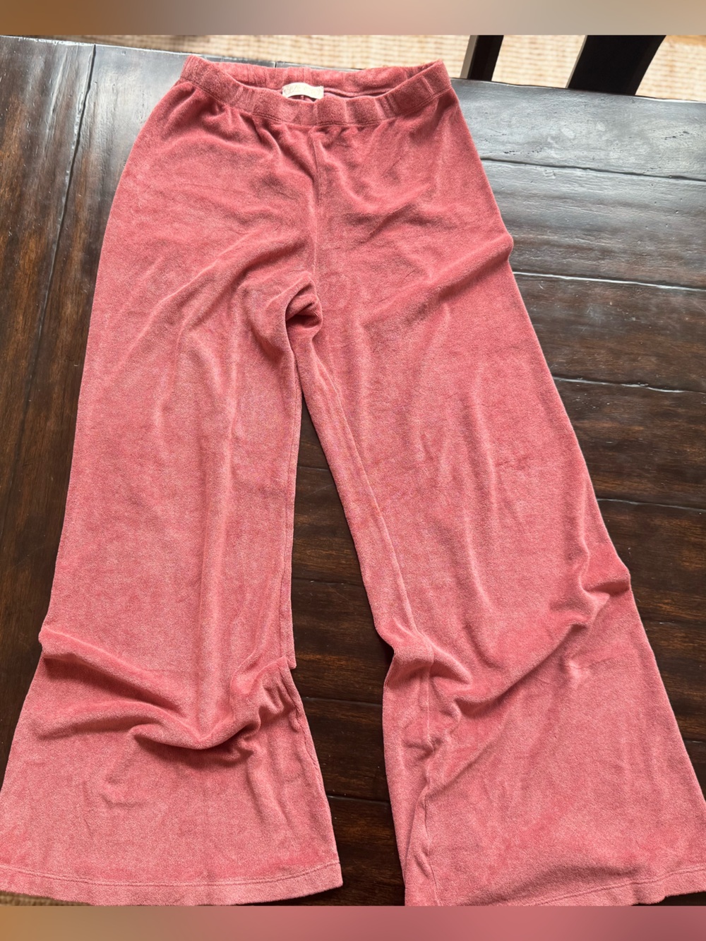 Suzie Kondi Women’s Dusty Rose Wide-Leg Pull-On Joggers